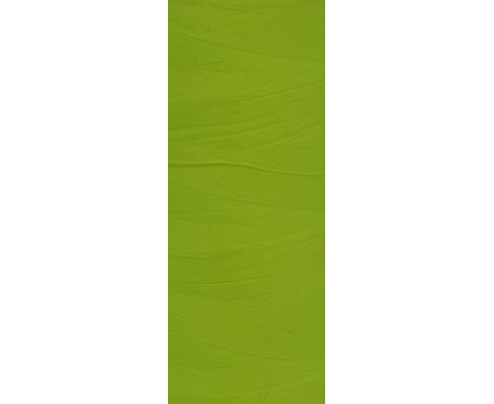 Армированная нитка 28/2 2500м №201. салатовый неон, изображение 2 в Гребенке